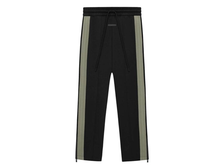 fear of god athletics suede fleece pant black