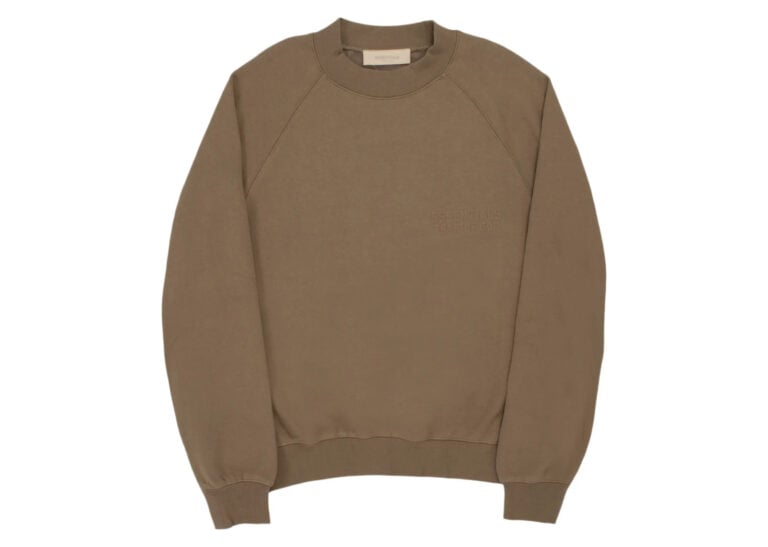 fear of god essentials crewneck wood