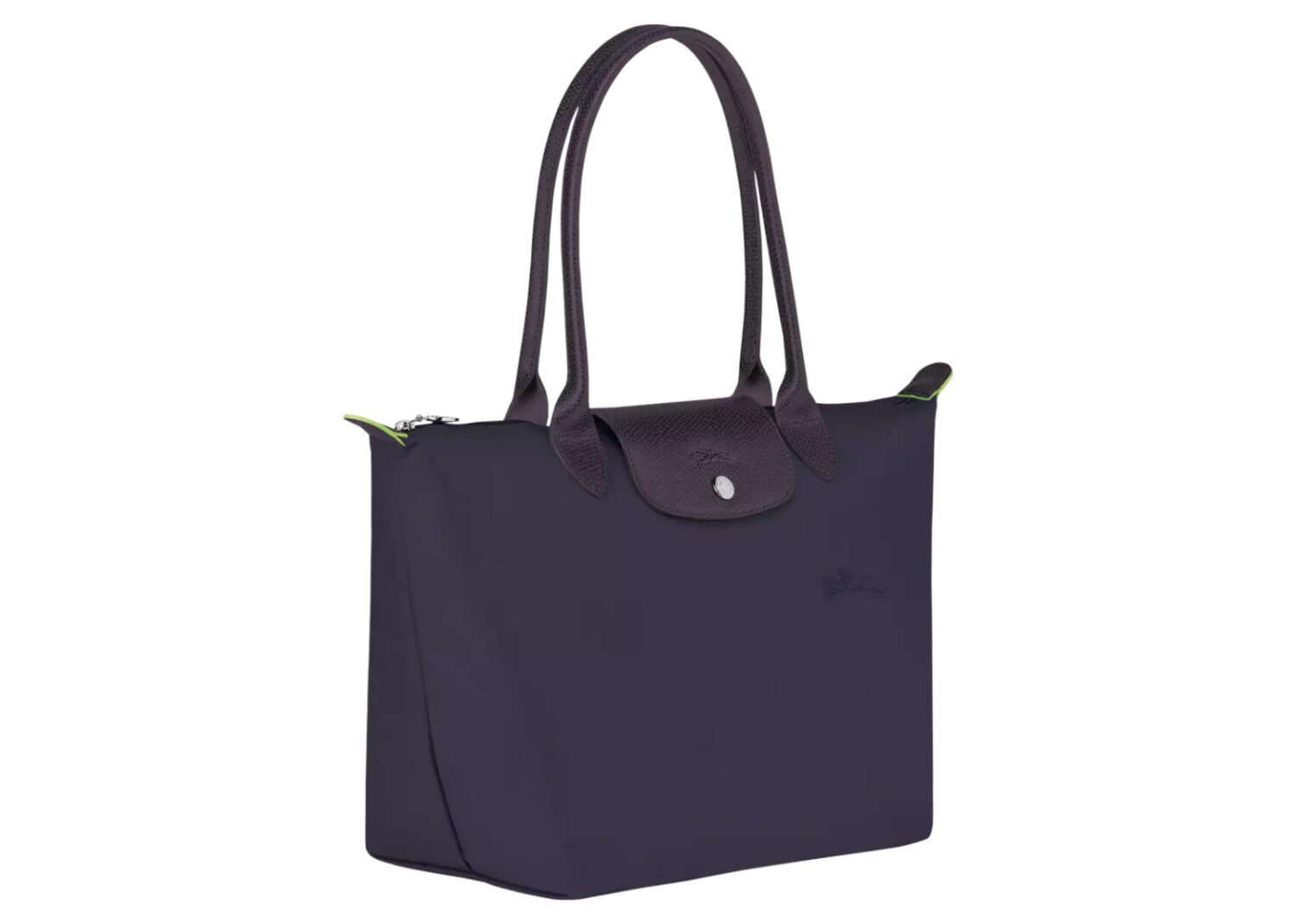 longchamp le pliage green medium tote bag bilberry