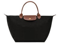 longchamp le pliage original medium handbag black