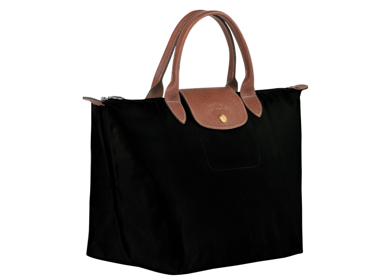 longchamp le pliage original medium handbag black