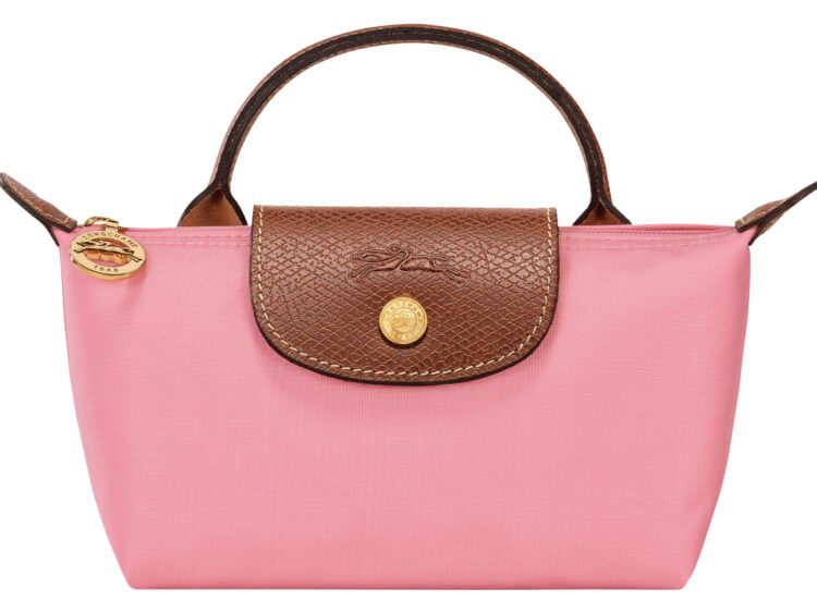 longchamp le pliage original pouch with handle marshmallow