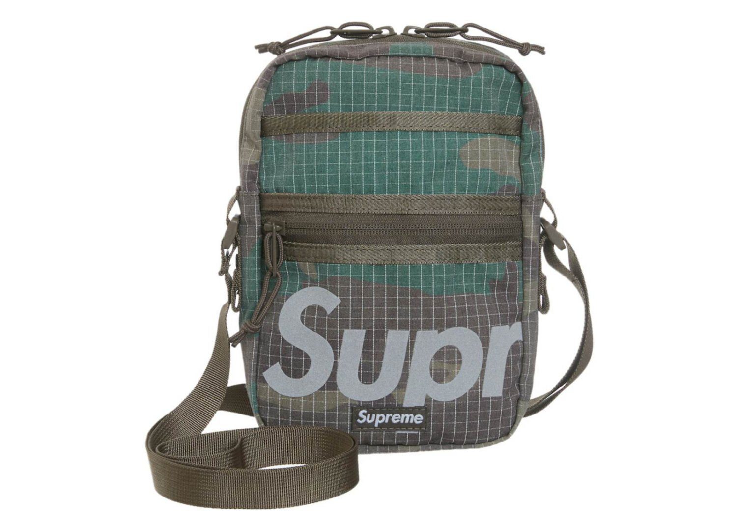 supreme shoulder bag (ss24) woodland camo