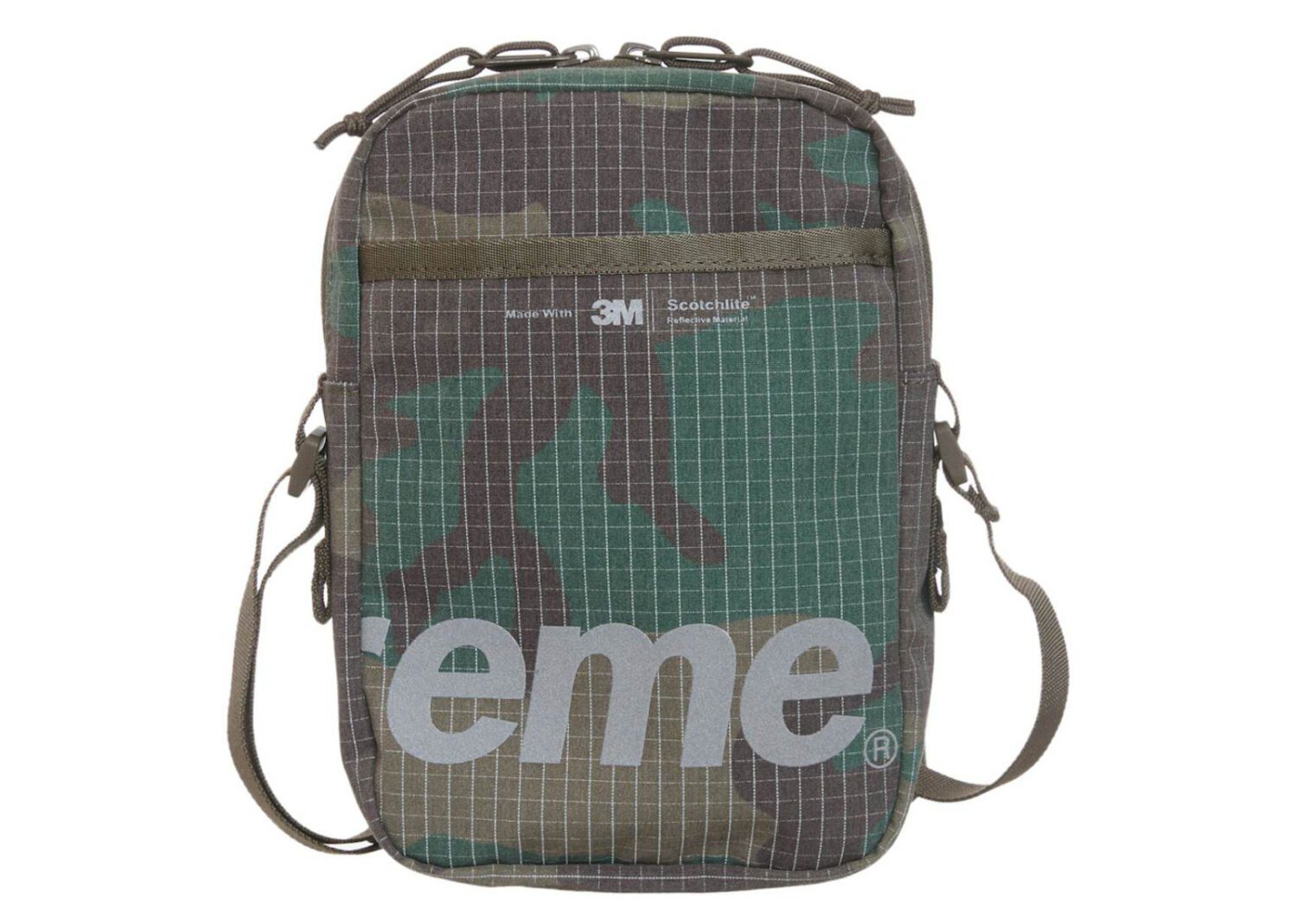 supreme shoulder bag (ss24) woodland camo