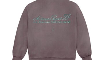 Travis Scott CJ x Audemars Piguet Logo II Crewneck Purple