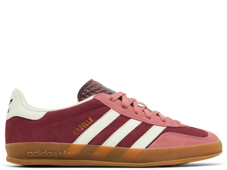adidas gazelle indoor maroon preloved crimson