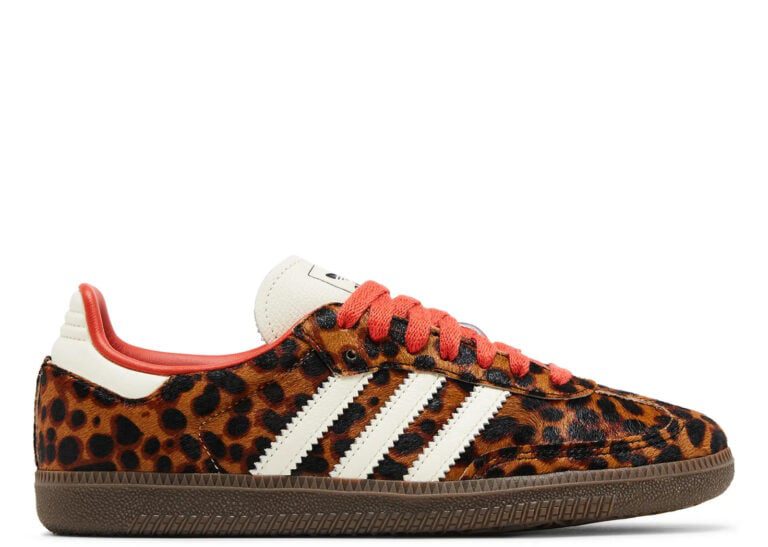 adidas samba og preloved red leopard (w)