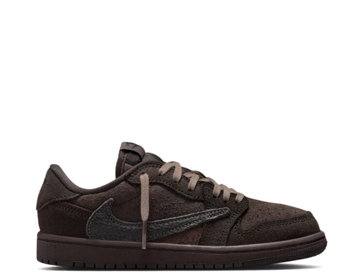 nike air jordan 1 retro low og sp travis scott velvet brown (ps)