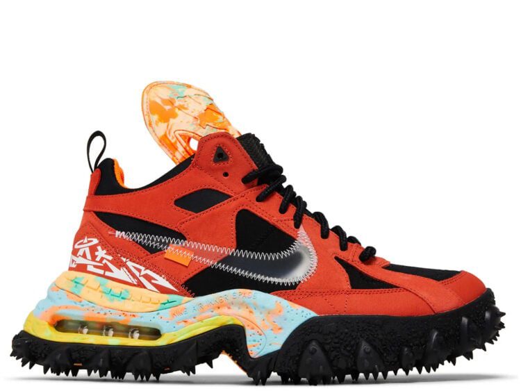 nike air terra forma off white mantra orange