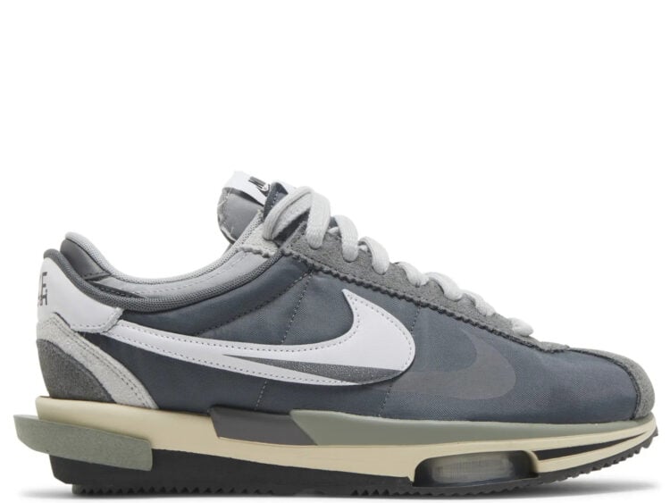 nike zoom cortez sp sacai iron grey