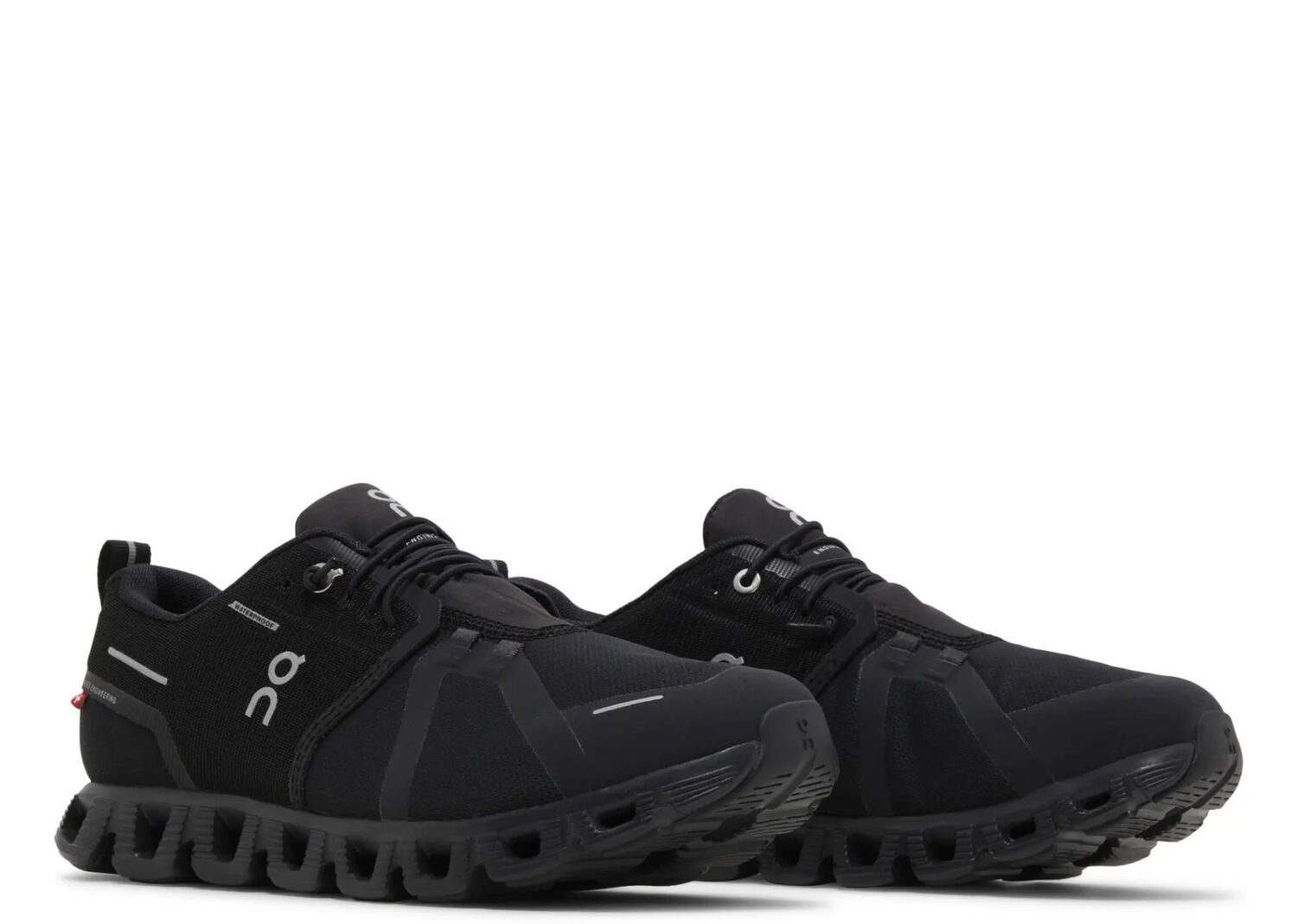 on running cloud 5 waterproof all black (w)