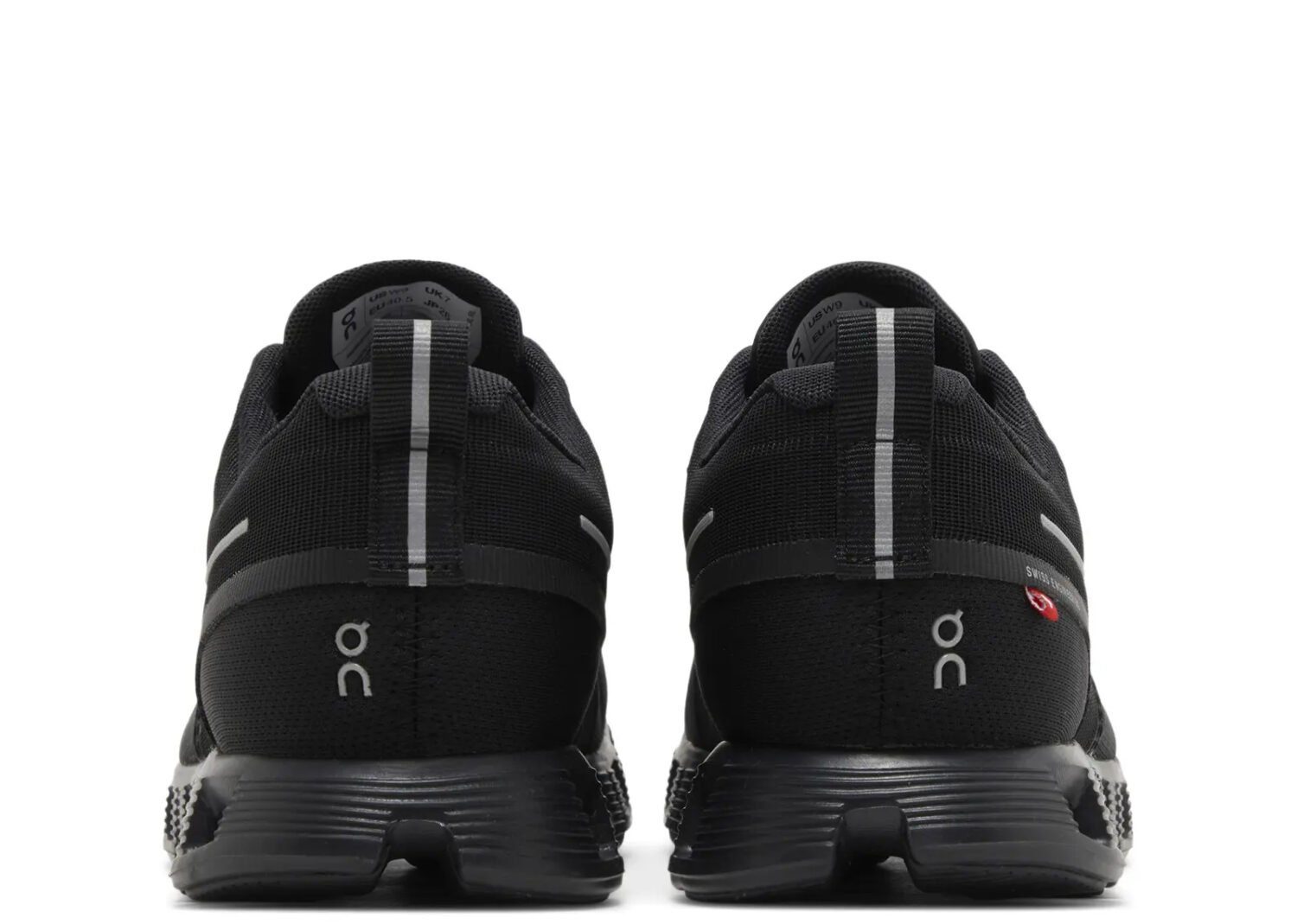 on running cloud 5 waterproof all black (w)