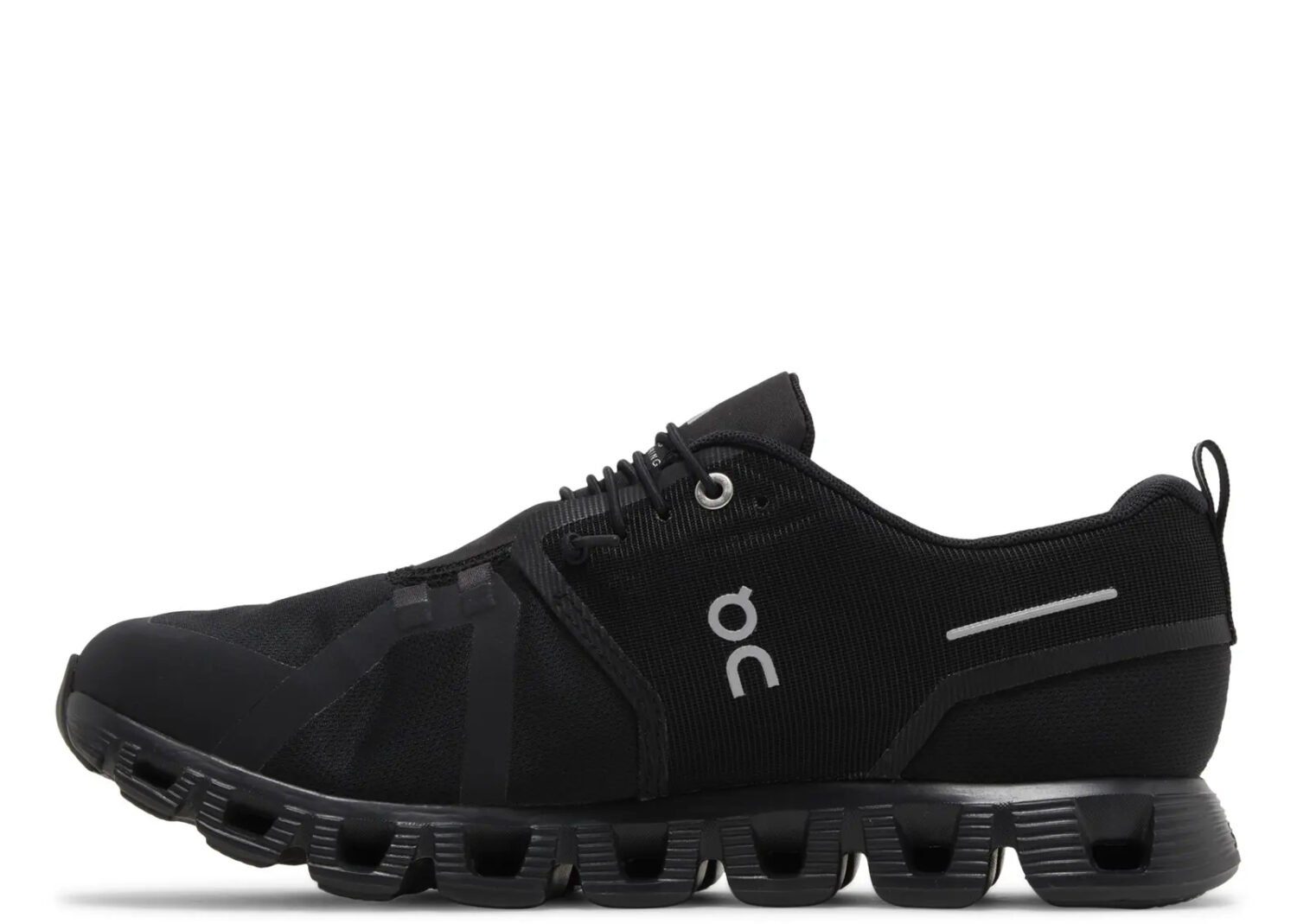 on running cloud 5 waterproof all black (w)