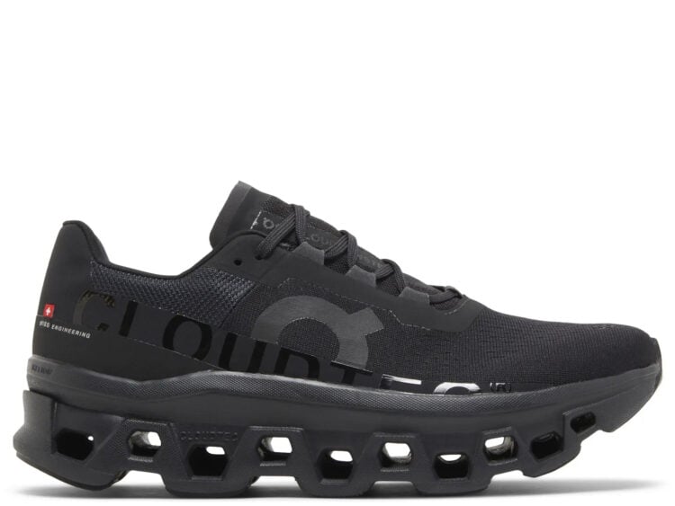 on running cloudmonster all black