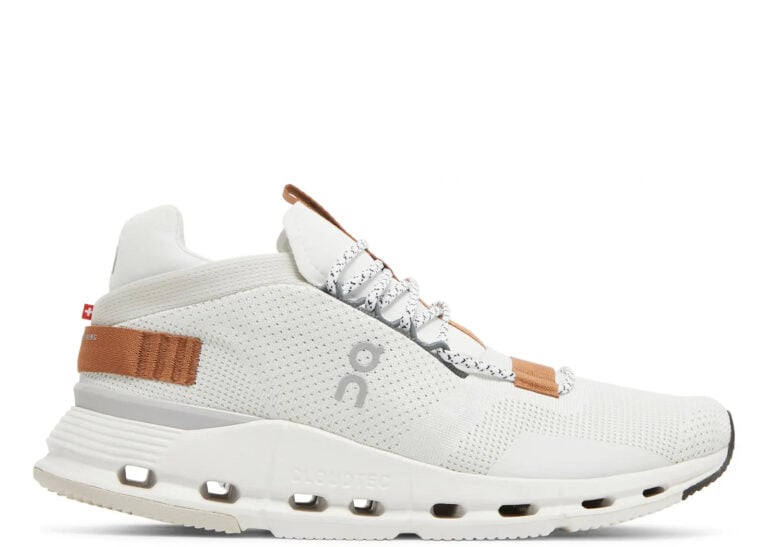 on running cloudnova white pearl brown (w)
