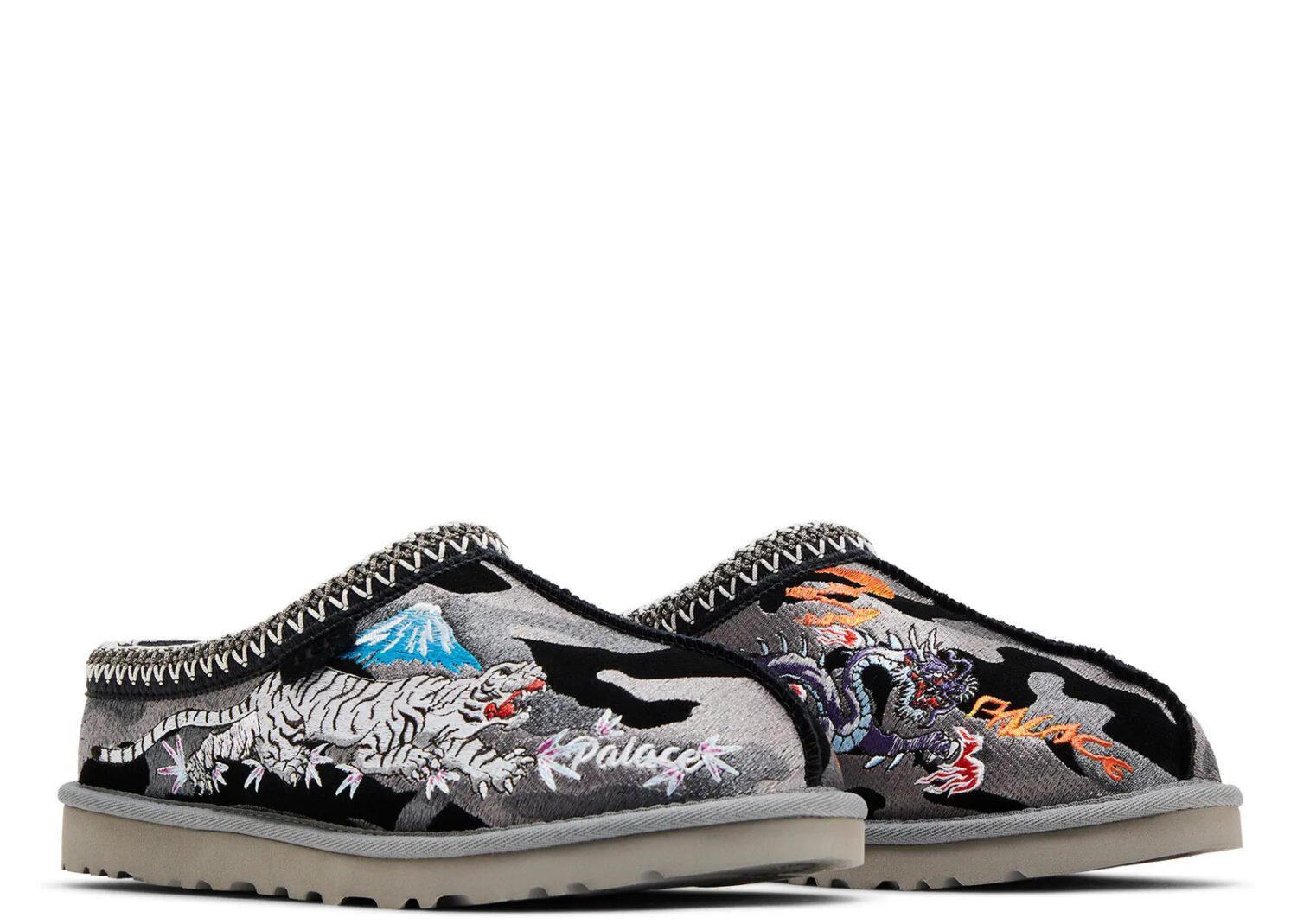 ugg tasman slipper palace black camo