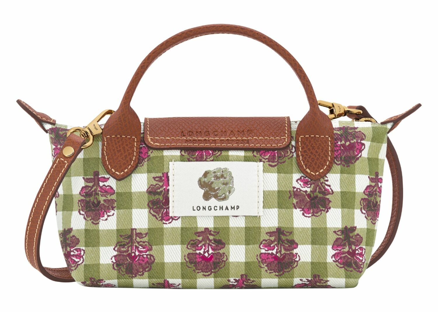 longchamp le pliage collection xs pouch artichoke canvas