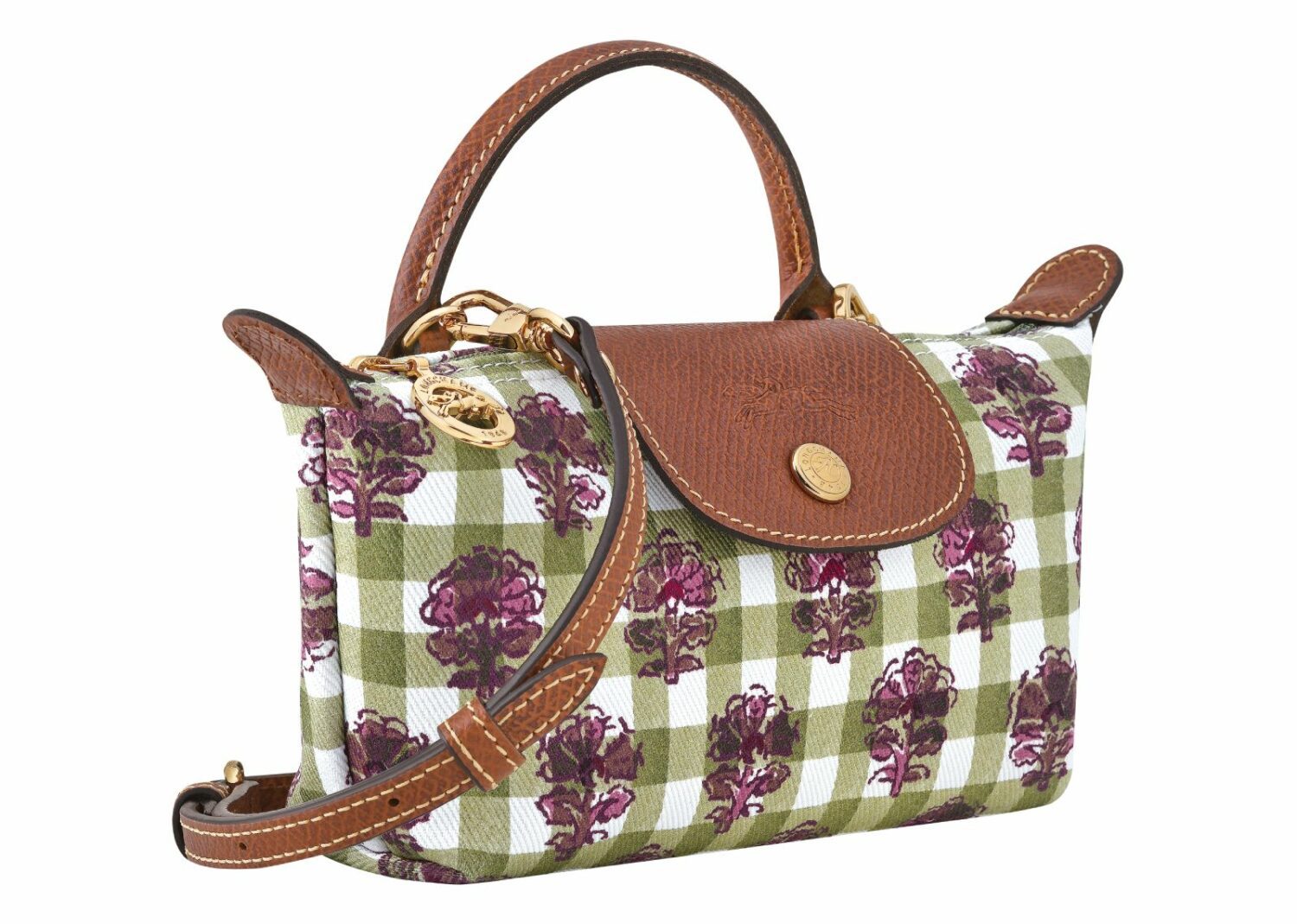 longchamp le pliage collection xs pouch artichoke canvas