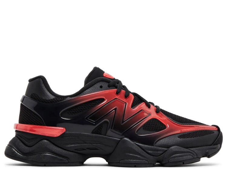 new balance 9060 black red gradient
