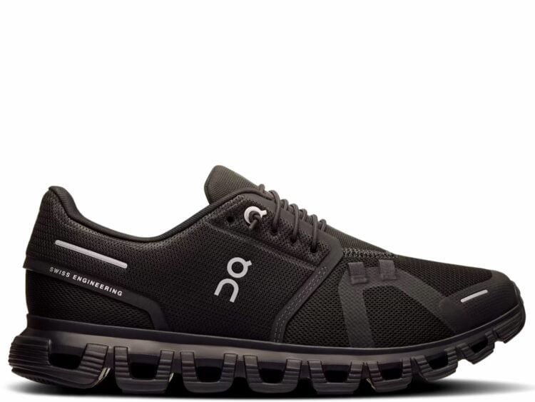 on running cloud 6 all black (w)