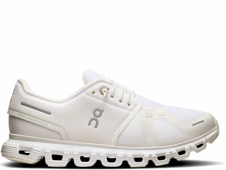 on running cloud 6 all white (w)
