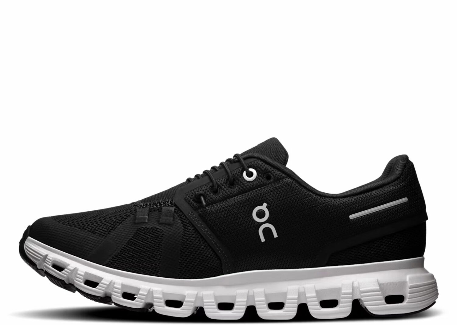 on running cloud 6 black white (w)