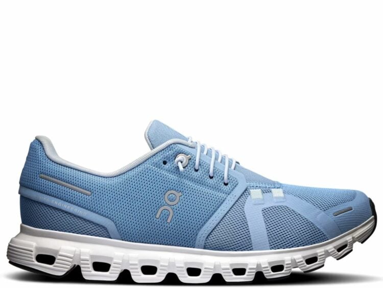 on running cloud 6 chambray white (w)