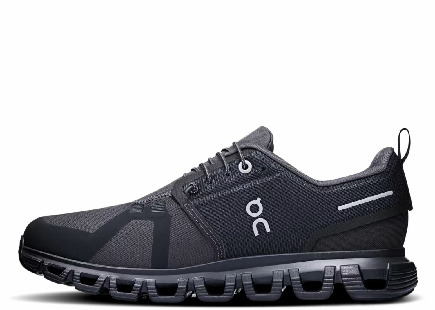 on running cloud 6 waterproof all black (w)