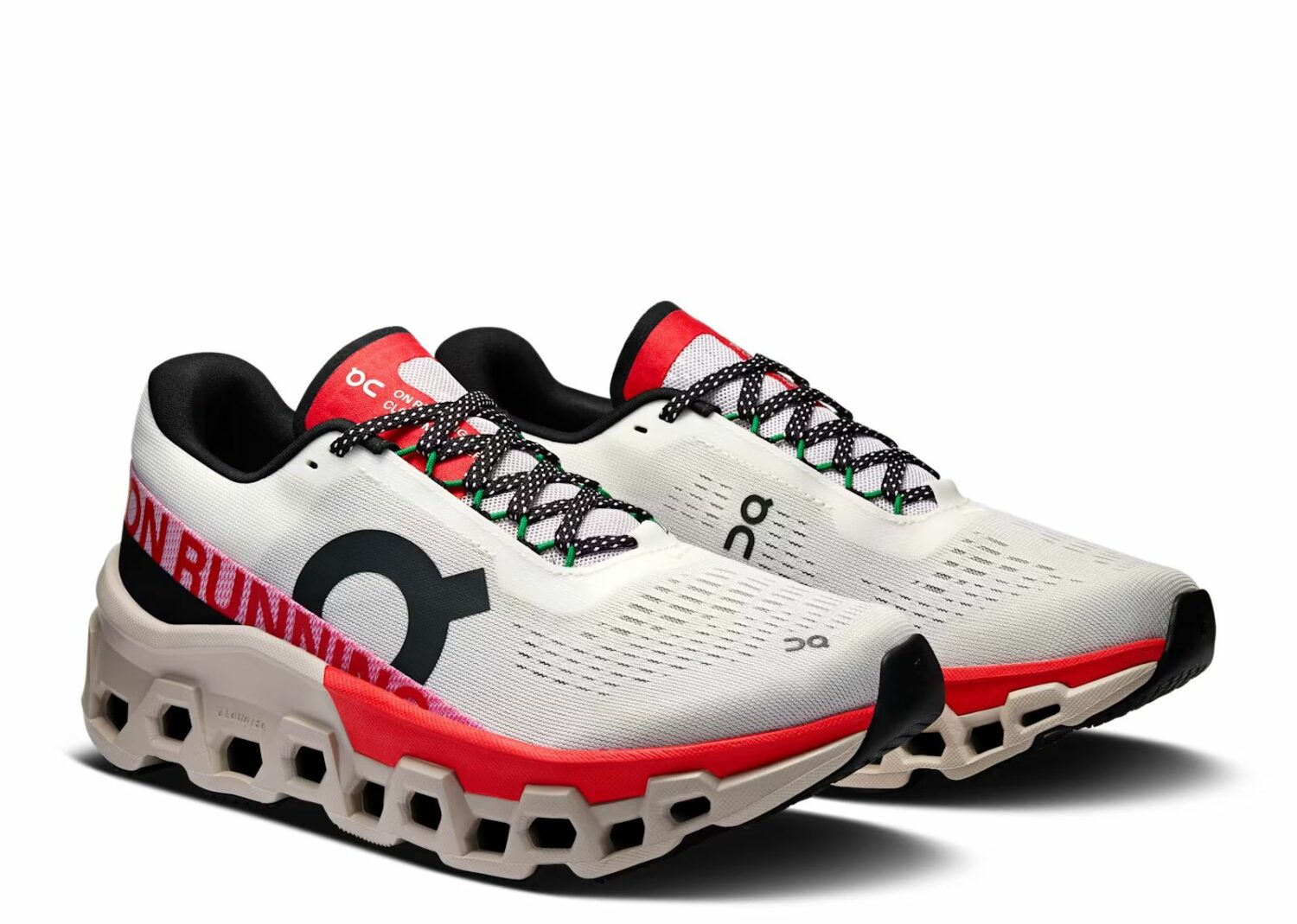 on running cloudmonster 2 ivory red (w)