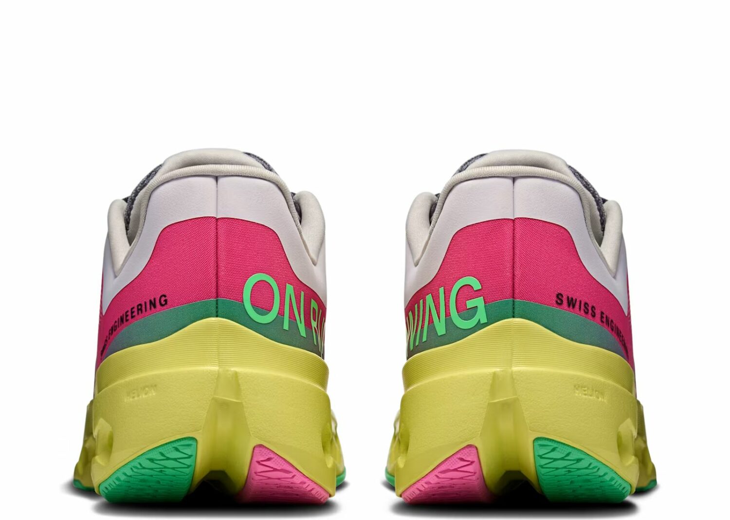 on running cloudsurfer next pink limelight (w)