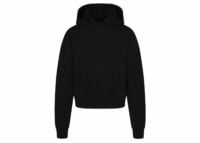skims cotton fleece classic hoodie onyx