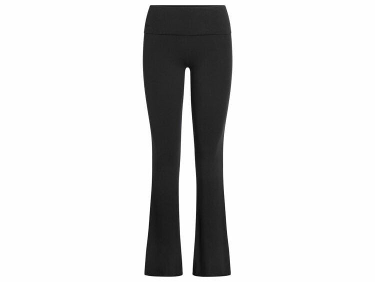 skims cotton jersey foldover pant soot