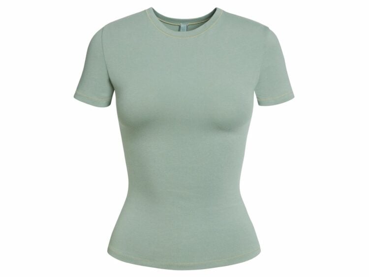 skims cotton jersey t shirt mineral