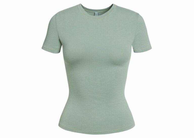 skims cotton jersey t shirt mineral