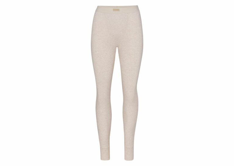 skims cotton rib legging heather oatmeal