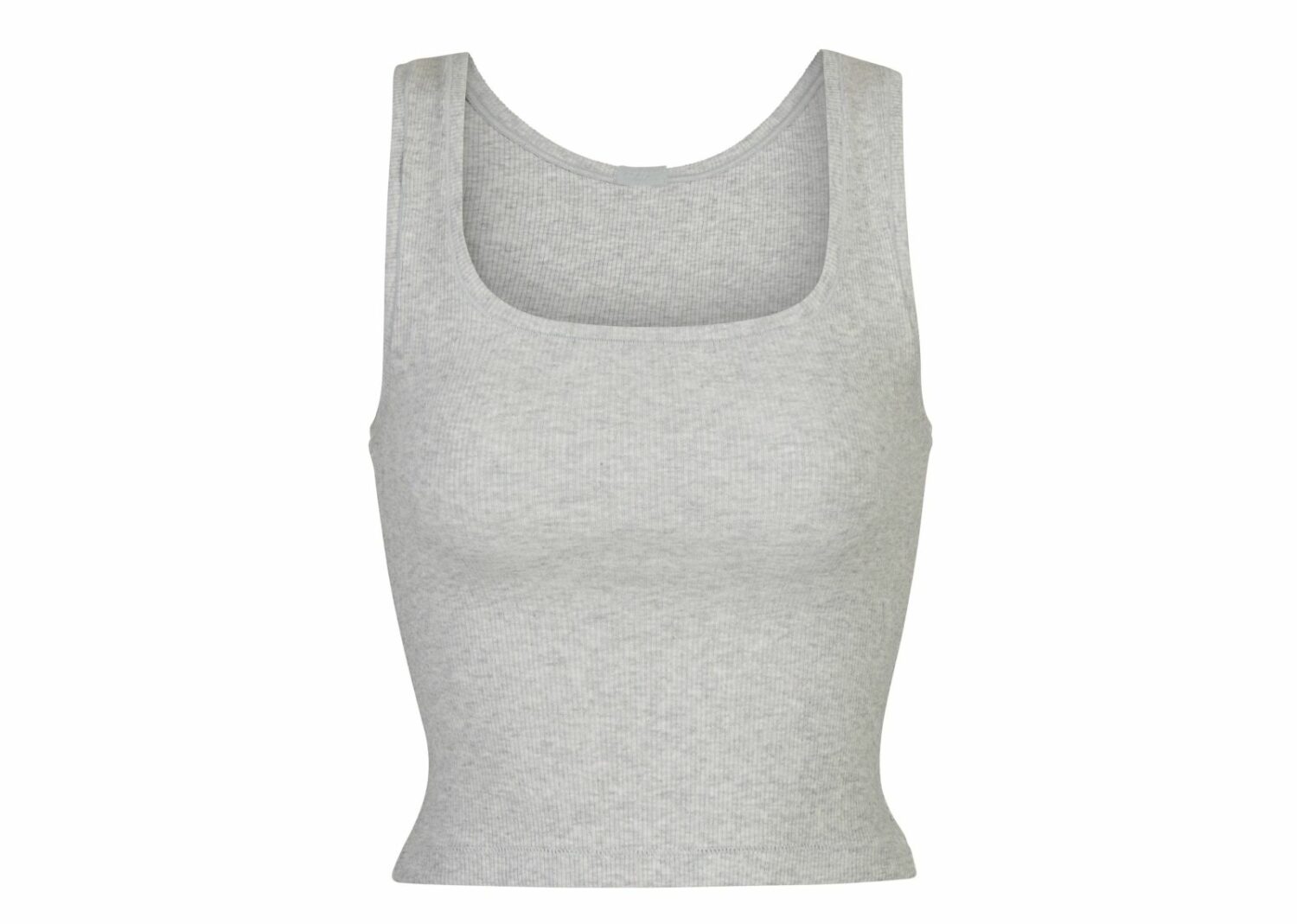 skims cotton rib tank light heather grey