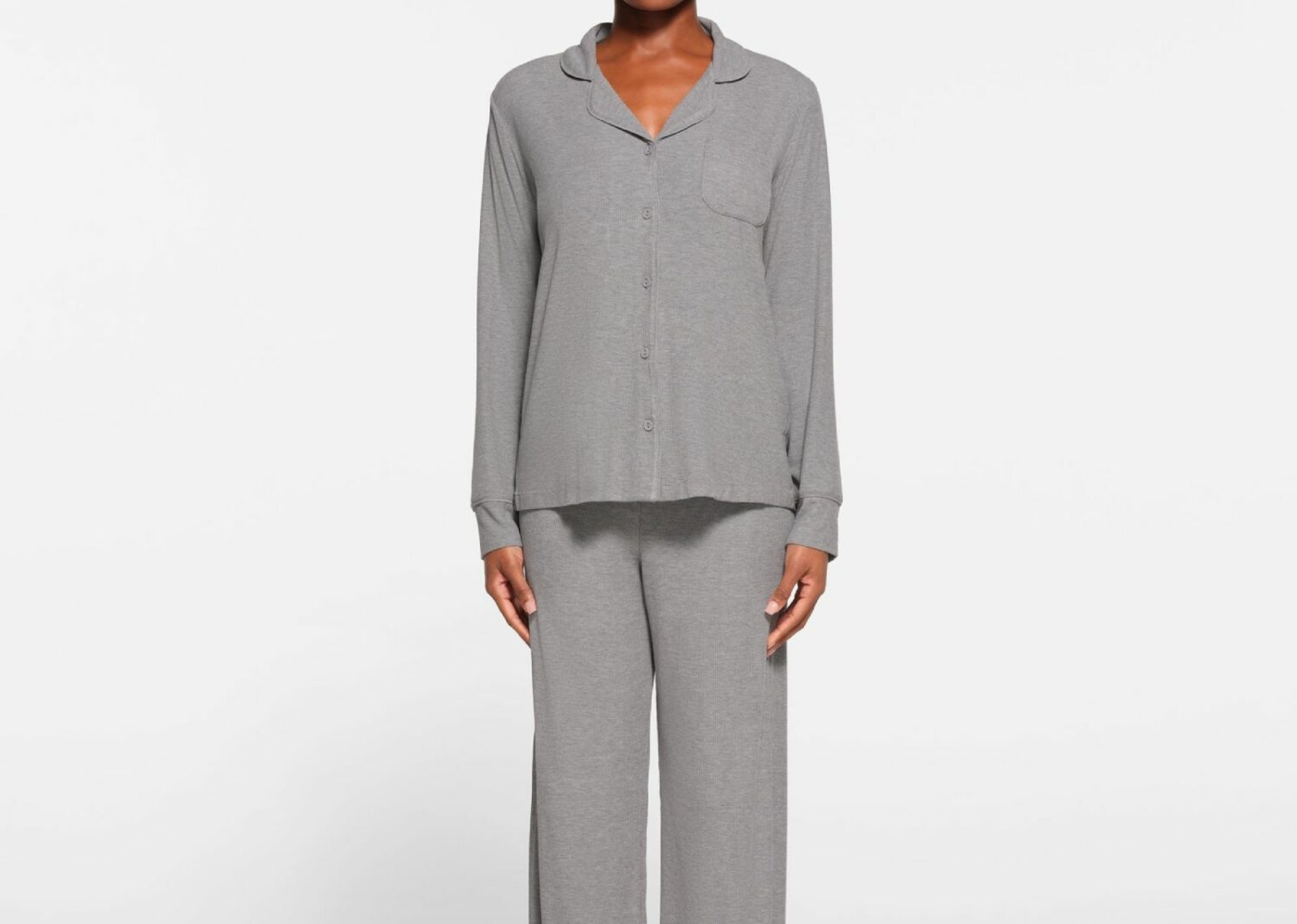 skims soft lounge sleep set heather grey