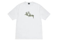 stussy worker tee white