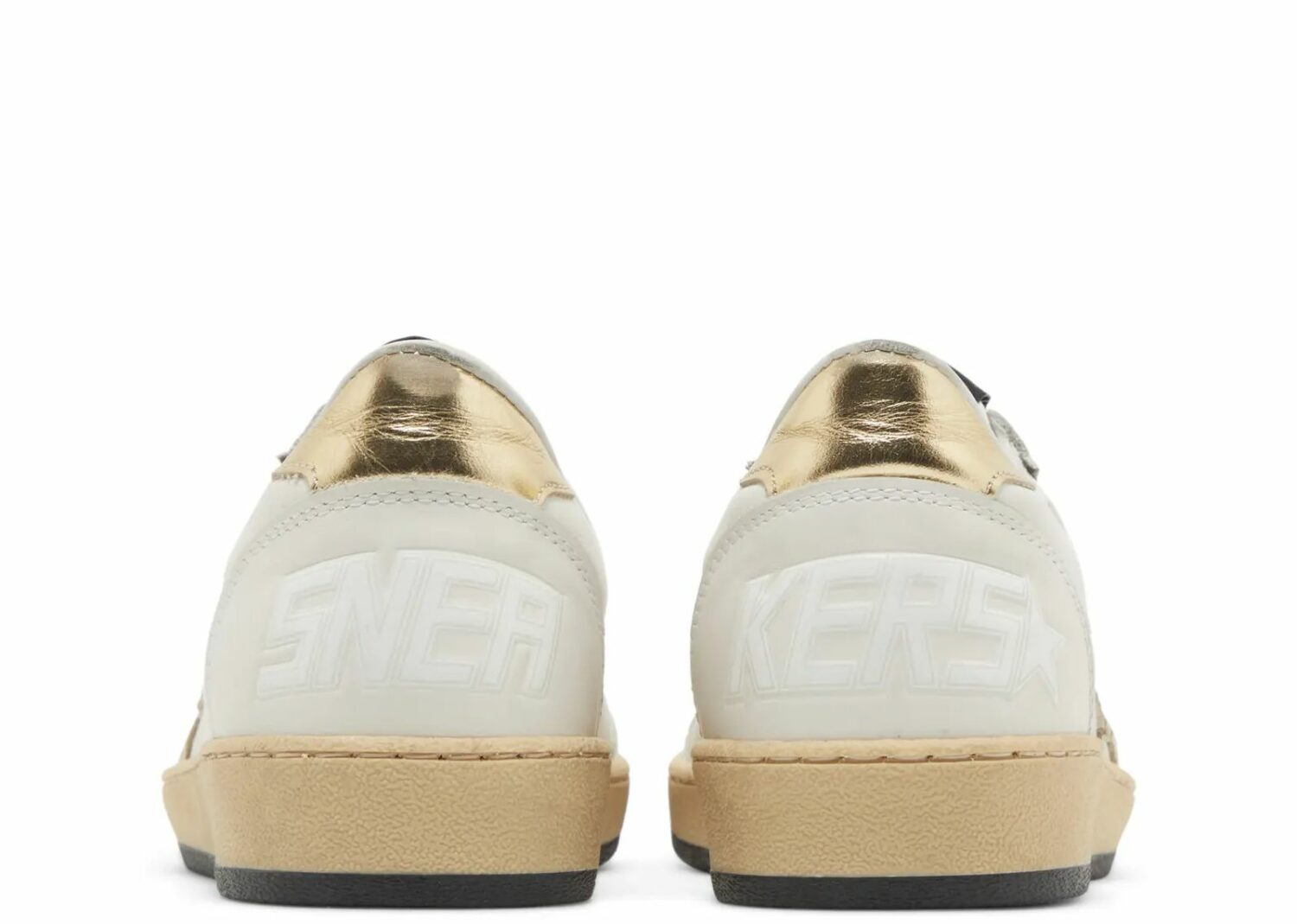 golden goose ball star gold star gold heel (w)