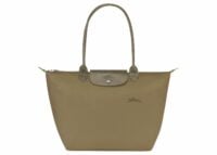 longchamp le pliage green large tote bag artichoke