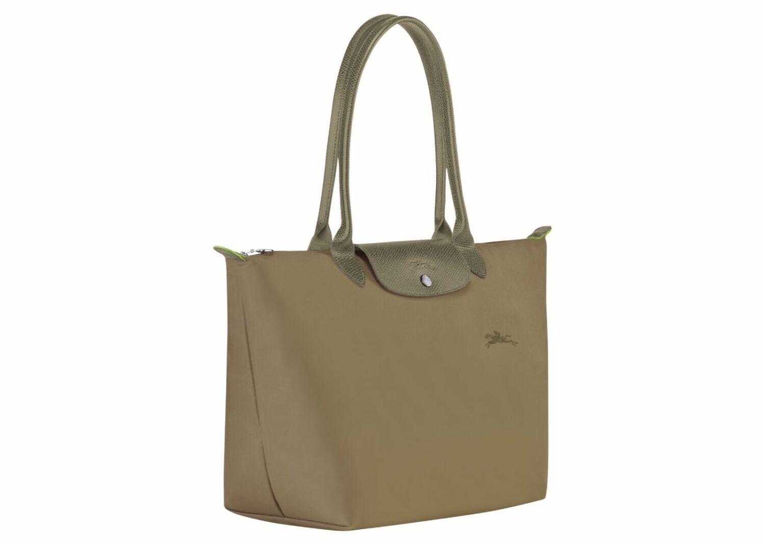 longchamp le pliage green large tote bag artichoke