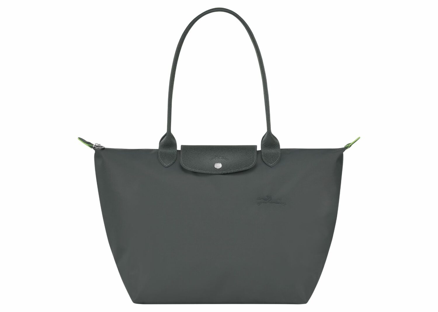 longchamp le pliage green large tote bag graphite