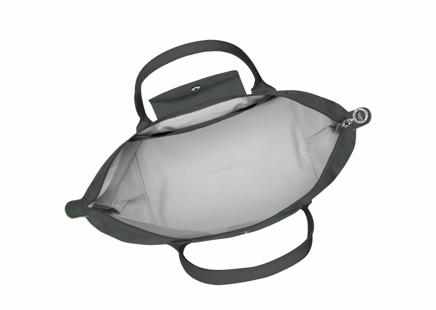 longchamp le pliage green large tote bag graphite