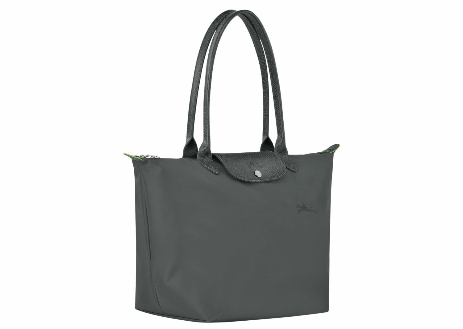 longchamp le pliage green large tote bag graphite