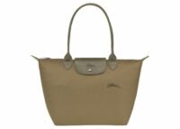longchamp le pliage green medium tote bag artichoke