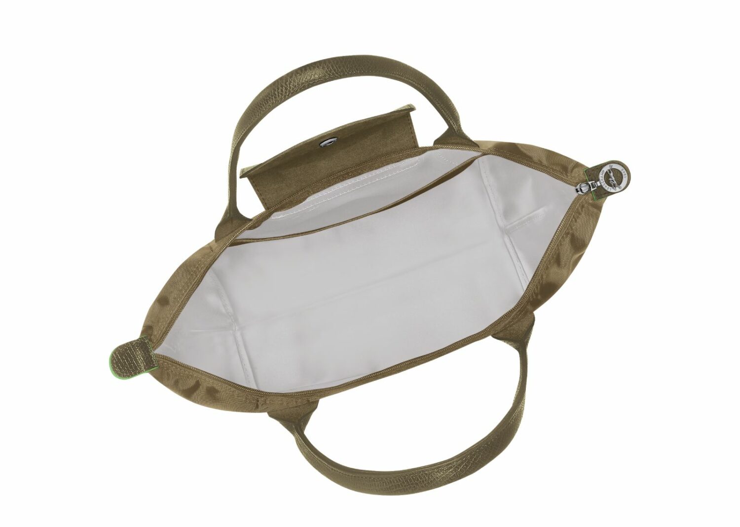 longchamp le pliage green medium tote bag artichoke
