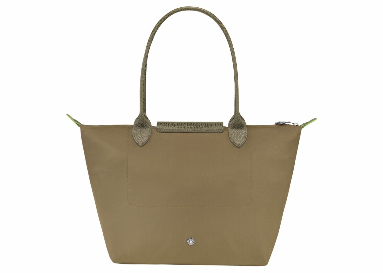longchamp le pliage green medium tote bag artichoke