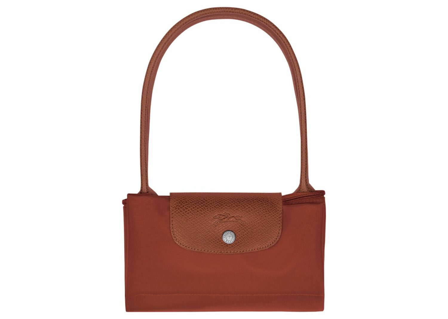 longchamp le pliage green medium tote bag chestnut