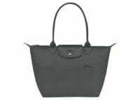 longchamp le pliage green medium tote bag graphite