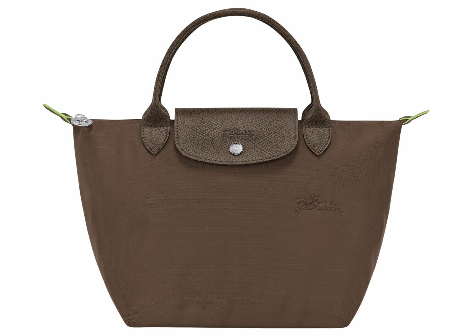 longchamp le pliage green small handbag terra